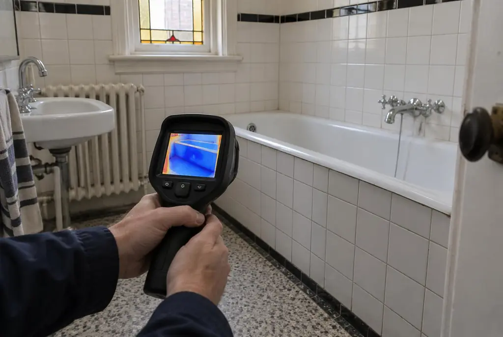 Lekdetectie Eemnes – onderzoek in een badkamer van een oudere woning